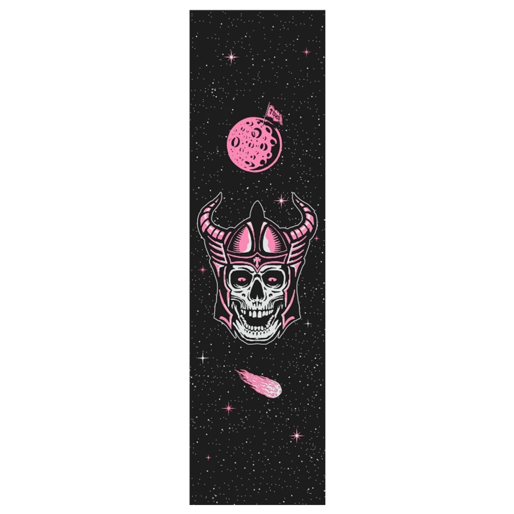 LIJA DE GOMA TUXS IMPORTADA NEGRA ESTAMPADA SPACE CAB