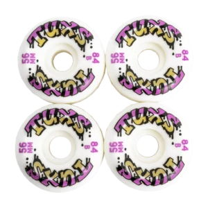 RUEDAS DE URETANO PREMIUM TUXS 56MM 84B SUPER DURAS PRO SIDE CUT FORMULA TUXS