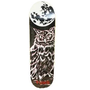 Deck Tabla de Skate Tuxs Guatambu Premium Night Series OWL Búho