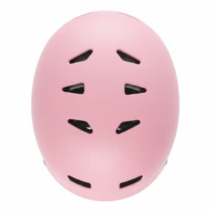 Casco Tuxs Freestyle Urbano Regulable Skate Homologado Con Luz Led Excelente Calidad Rosa Mate