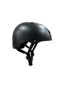 Casco Tuxs Chic Urbano Regulable Skate Homologado Con Luz Led Excelente Calidad Negro Mate