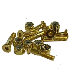 Pack tornillos y tuercas allem autofrenantes - DORADOS