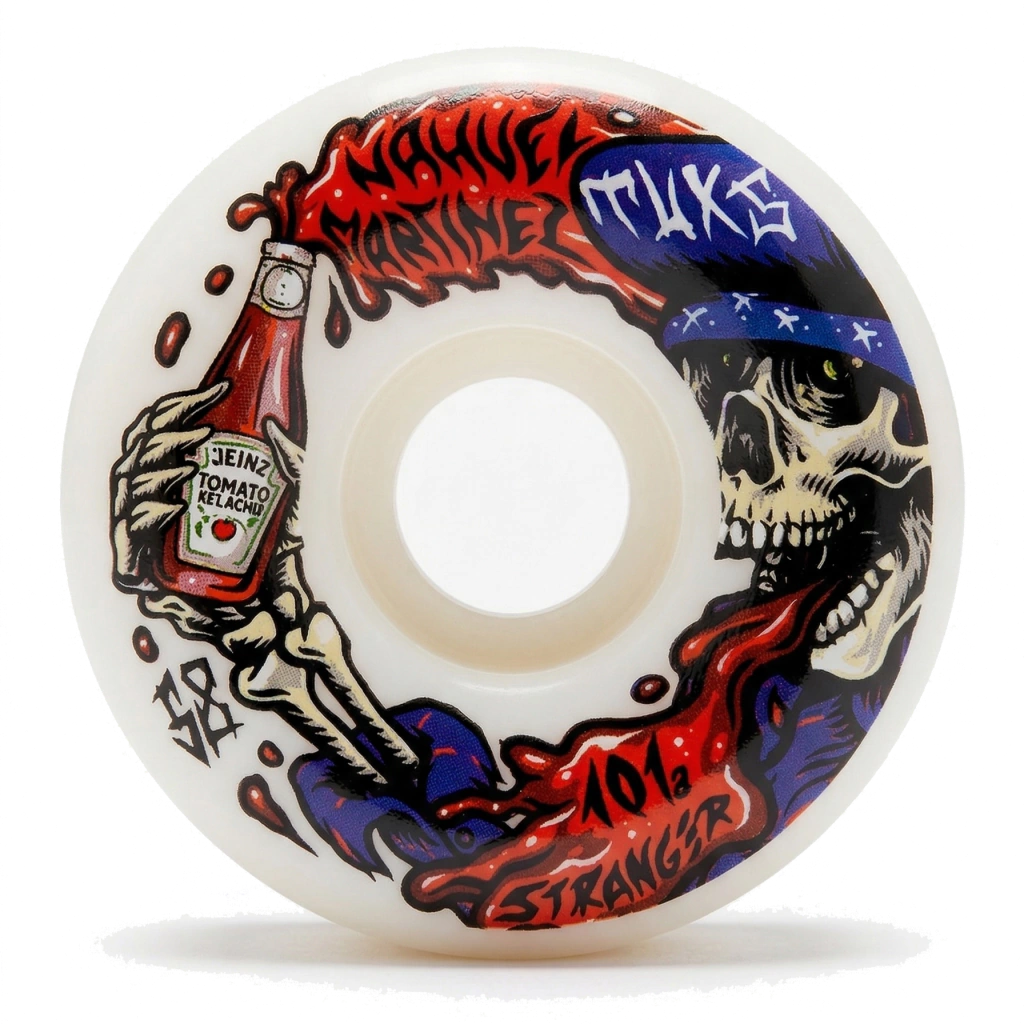 Ruedas Skate Tuxs Stranger Nahuel Martinez Pro Model 58mm 101a Anchas