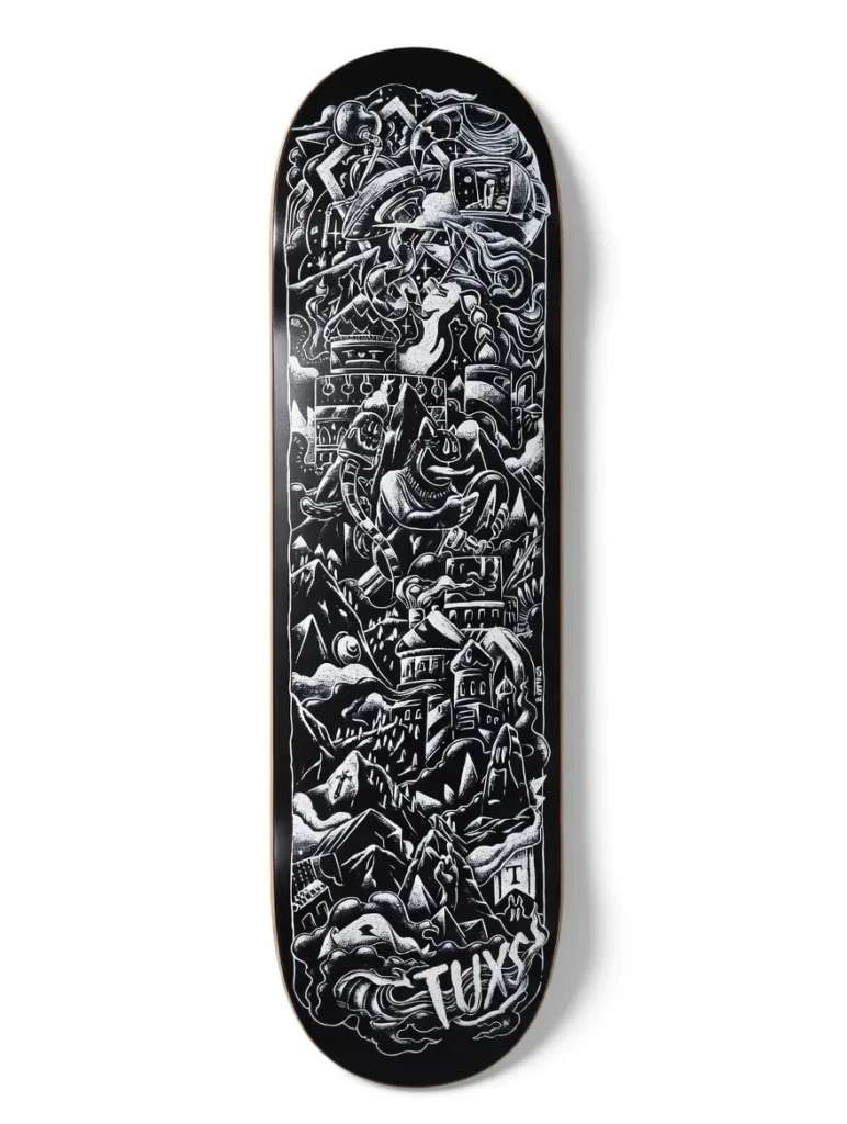 Tabla de Skate Tuxs Maple Canadiense Hard Rock Importado Castillos