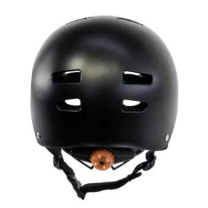 Casco Tuxs Freestyle Urbano Regulable Skate Homologado Con Luz Led Excelente Calidad Negro Mate