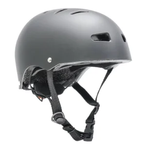 Casco Tuxs Freestyle Urbano Regulable Skate Homologado Con Luz Led Excelente Calidad Negro Mate