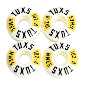 Ruedas de Skate Tuxs 53mm 102A ROUND SHAPE