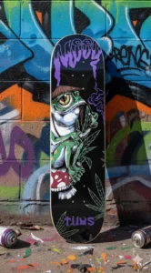 Deck Tabla de Skate Tuxs Guatambu Premium Animal Series Sapo