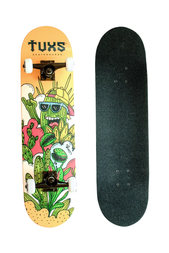 Skate Completo Tuxs - Iniciantes/Principiantes - Cactus