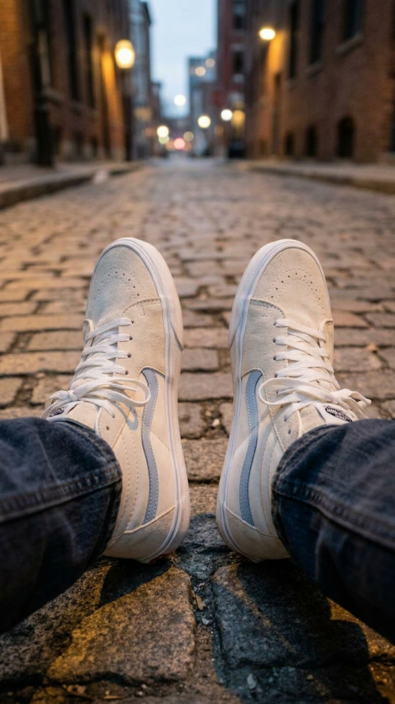 SK8-HI Crema (Poco uso)- Talle 40 EUR